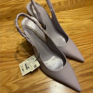Zara Women's Lavender Slingback Heels